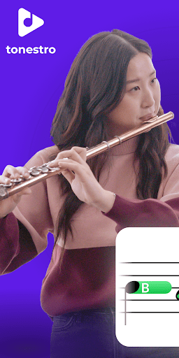 Android application Flute Lessons - tonestro screenshort