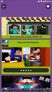Mod Herobrine for Minecraft Pe