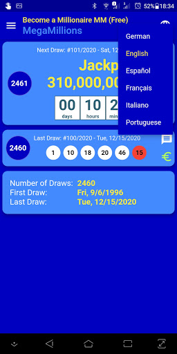 MegaMillions Screen 3