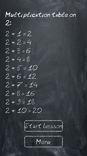 MAT-TU Multiplication table Screenshot 2 - AppWisp.com