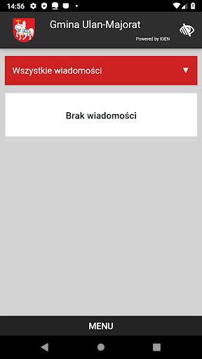 Android application eUlanMajor@t screenshort