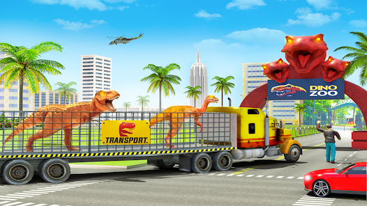 Dino Animal Transporter Truck  screenshots 12