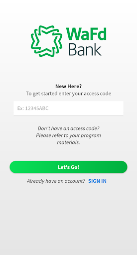 Android application WaFd Rewards screenshort
