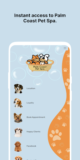 Android application Palm Coast Pet Spa screenshort