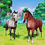 Wild Horse Simulator : Horse Family Riding Game
