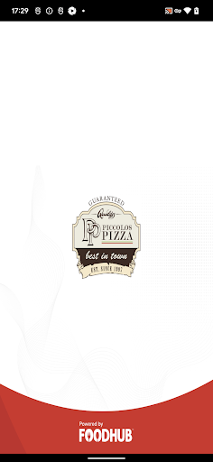 Android application Piccolos Pizza screenshort