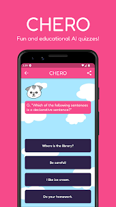 CHERO - AI quiz app for kids
