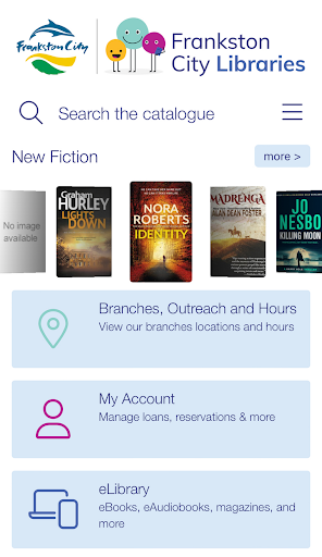 Android application Frankston City Libraries screenshort