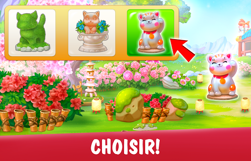 Télécharger Gratuit Garden Pets Puzzle – Jeu de Match 3 gratuit APK MOD (Astuce) screenshots 2