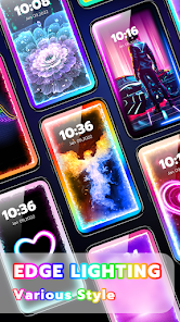 Captura de Pantalla 1 Borde Luces LED: Edge Lighting android