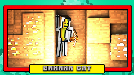 Banana Cat Mod: Minecraft MCPE 1.1 APK + Mod (Free purchase) for Android