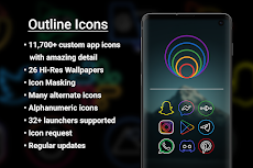 Outline Icons - Icon Packのおすすめ画像1