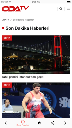 Odatv Mobil Screen 3