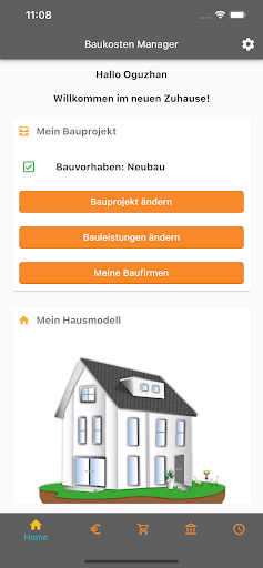Android application Baukosten Manager screenshort