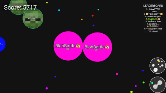 Blob Battle .io - Multiplayer Screenshot