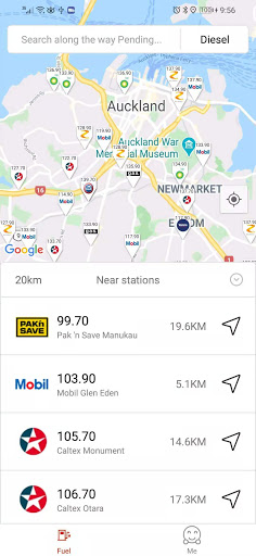 FuelNZ - NZ Fuel Prices
