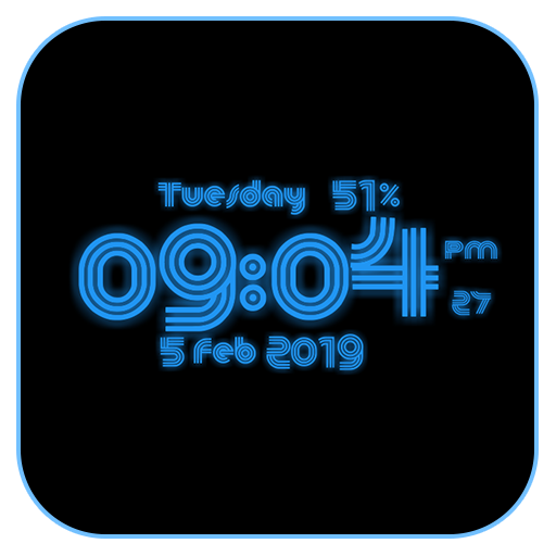 60s Digital Clock Lwp logo