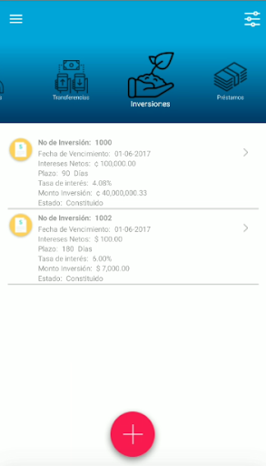 CoopeAyA Móvil Screen 2