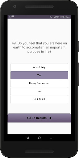 Chakra Personality Test Screen 3