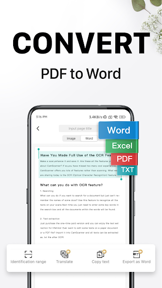 CamScanner- scanner, PDF maker MOD APK