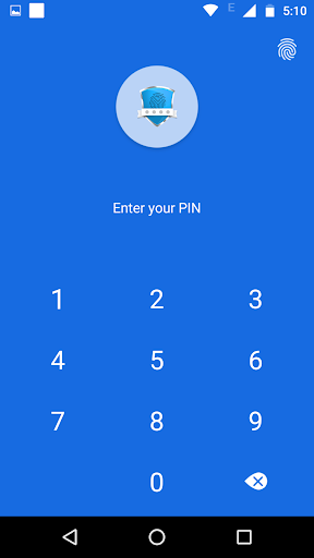 تطبيق App lock - Real Fingerprint, P برو5