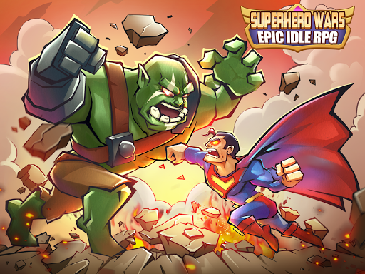 Code Triche Superhero Wars: Epic Idle RPG - Legend Battle  APK MOD (Astuce) 6