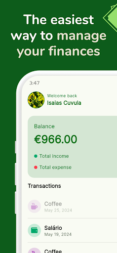 Android application Billiffy Expense Manager screenshort
