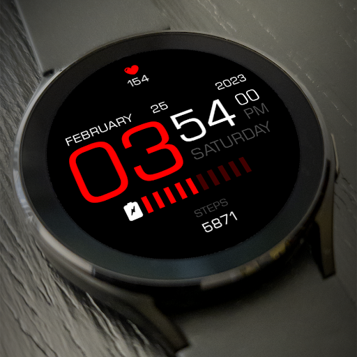 Key069 Digital Watch Face Screen 2