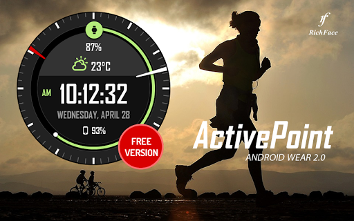 Android application Active Point Watch Face screenshort