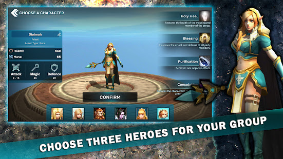 Fantasy Heroes: Epic Raid RPG 0.32 APK screenshots 2
