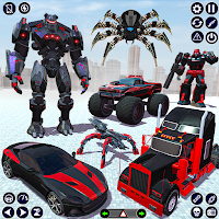 Робот-паук преобразовать войну : игры с роботами