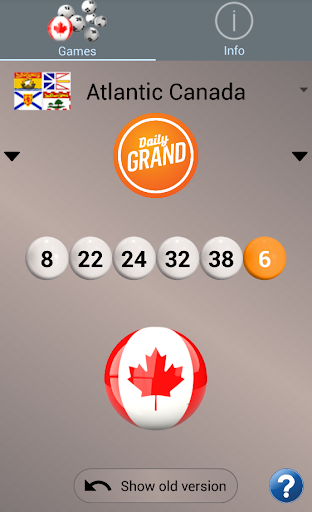 Lotto Canada Pro: Algorithm Screen 2