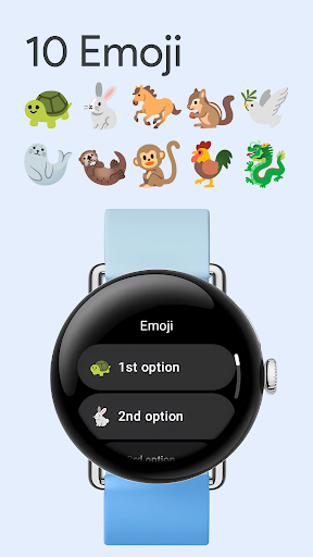 Android application Animated Emoji: Animals 01 screenshort