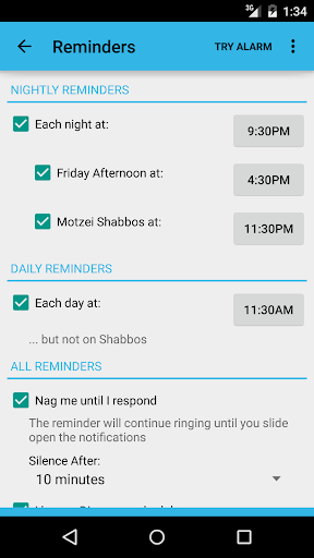 Sefira Reminders Screen 2