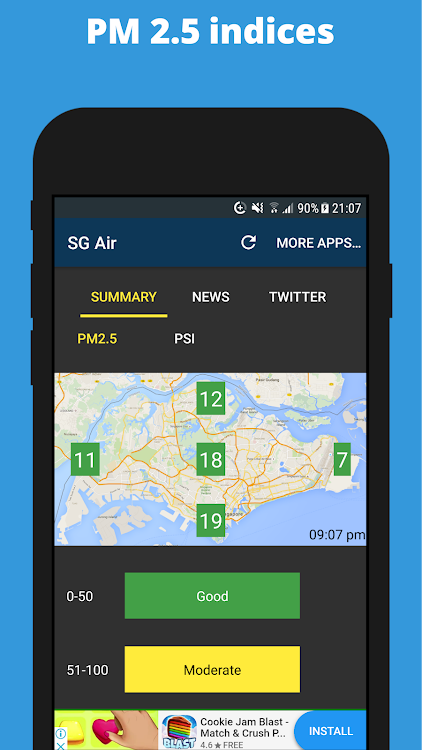 SG Air Quality (PSI) - 0.6.0 - (Android)