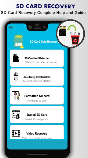 Android application SD Card Data Recovery Guide screenshort