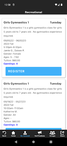 Avalanche Gymnastics Academy Screen 3