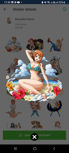 Nami Sticker for WhatsApp Screen 2