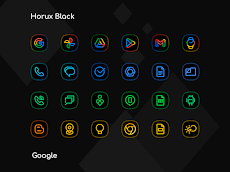 Horux Black - Icon Packのおすすめ画像2