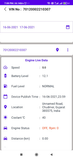 Android application Apollo Carmix Smart VHMS 2.0 screenshort