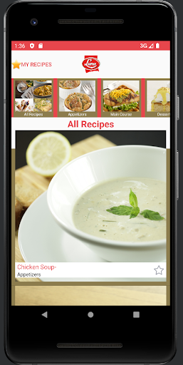 Android application Luna screenshort