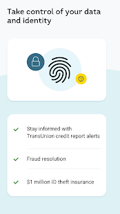 TransUnion: Credit Monitoring Screenshot