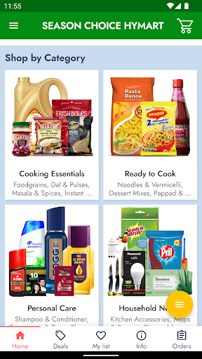 Android application SEASON CHOICE HYMART screenshort