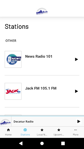 Decatur Radio Screen 2