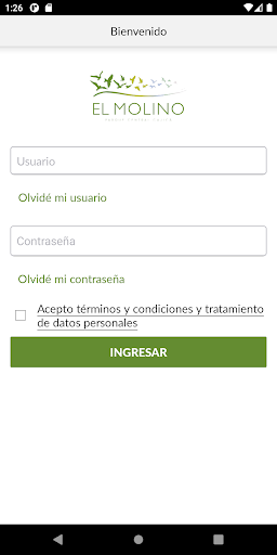 Android application El Molino Parque Central screenshort
