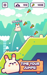 Fat Bunny: Endless Hopper Screenshot