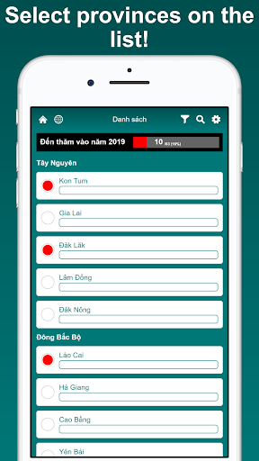 Android application My Vietnam Map screenshort