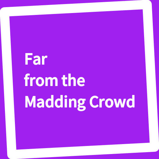 Book, Far from the Madding... logo