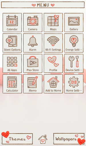 Heart Line Theme Screen 2