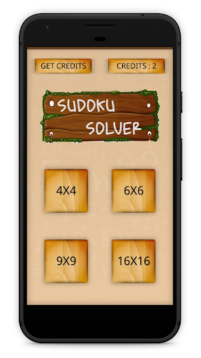 Android application Sudoku Solver screenshort
